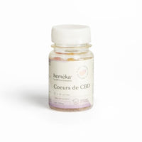 Gummies au CBD 10 mg - Coeurs de CBD - Hemēka