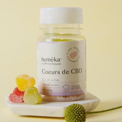 <tc>Gummies</tc> CBD Hearts 10 mg - CBD Candies - Hemēka - CBD-Fields
