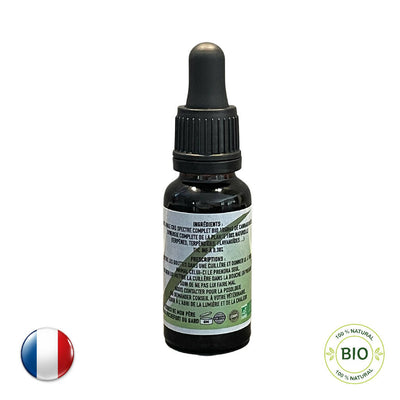 CBD Oil for Animals <tc>BIO</tc> 1050 mg - Full Spectrum - Les Terres de mon Père - CBD-Fields